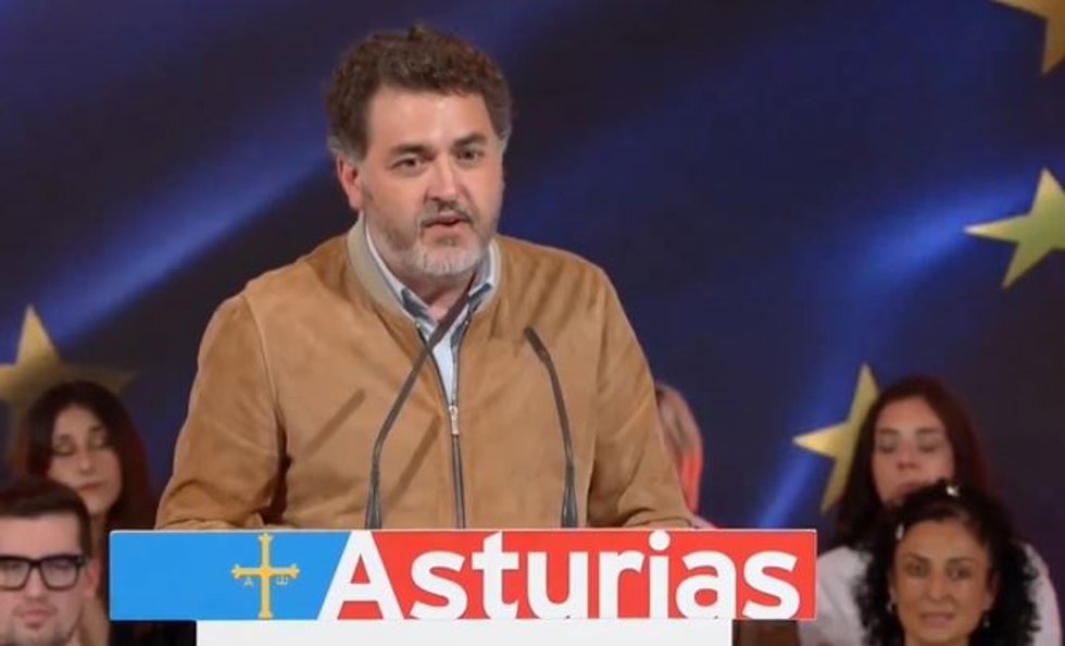 El candidato número 7 del PSOE a las elecciones europeas, Jonás Fernández.