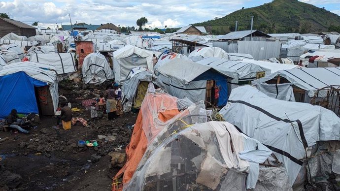 Campo de desplazados de Mugunga, en República Democrática del Congo