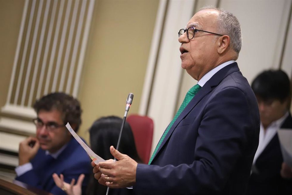 El portavoz del Grupo Parlamentario de ASG, Casimiro Curbelo