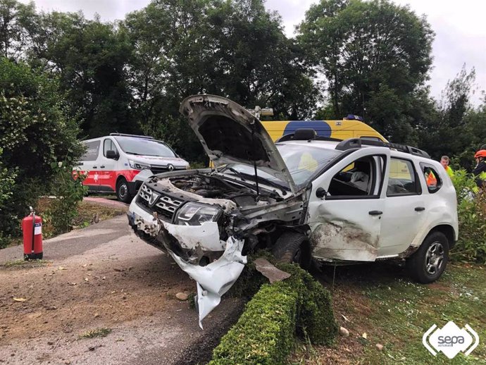 Accidente de tráfico en Corvera.