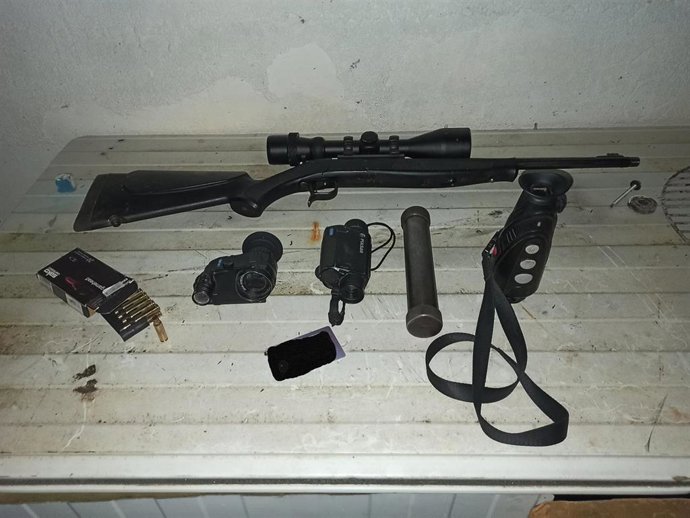 Armas intervenidas por el Eprona.