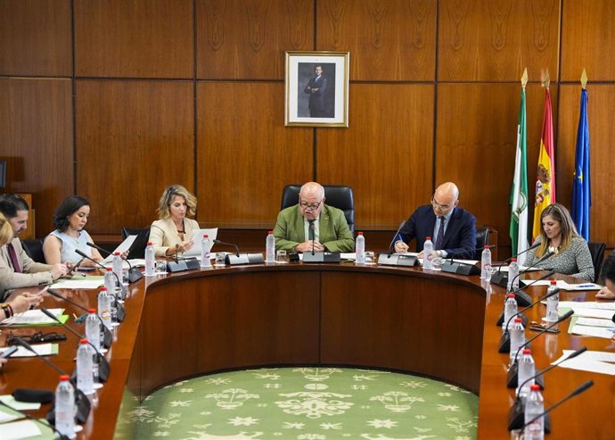 Reunión de la Junta de Portavoces del Parlamento andaluz, este miércoles