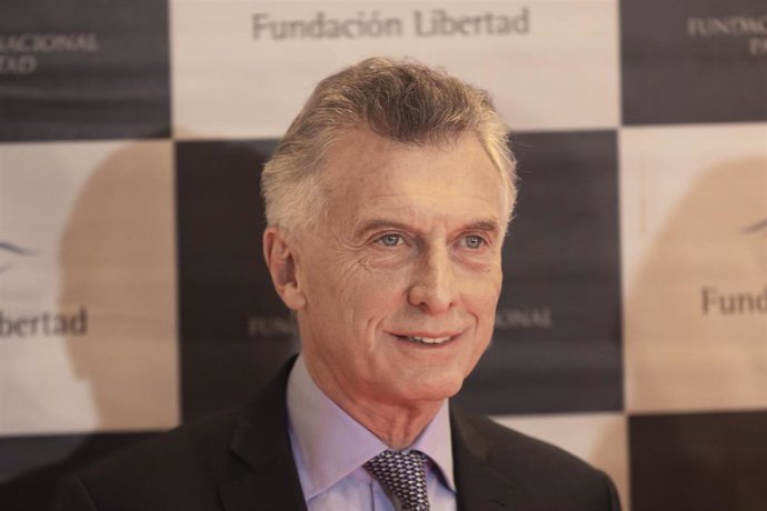 Archivo - El expresidente argentino Mauricio Macri