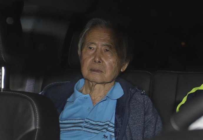 Archivo - January 4, 2018, LIMA, PERU: LIMA 4 DE ENERO DE 2017..El ex mandatario Alberto Fujimori abandonó la clínica Centenario Peruano Japonesa tras haber sido dado de alta por diferentes problemas médicos que lo llevaron a ser internado el último 23 