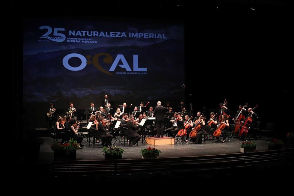Concierto de la Orquesta Ciudad de Almería por el 25 aniversario del Parque Nacional Sierra Nevada.