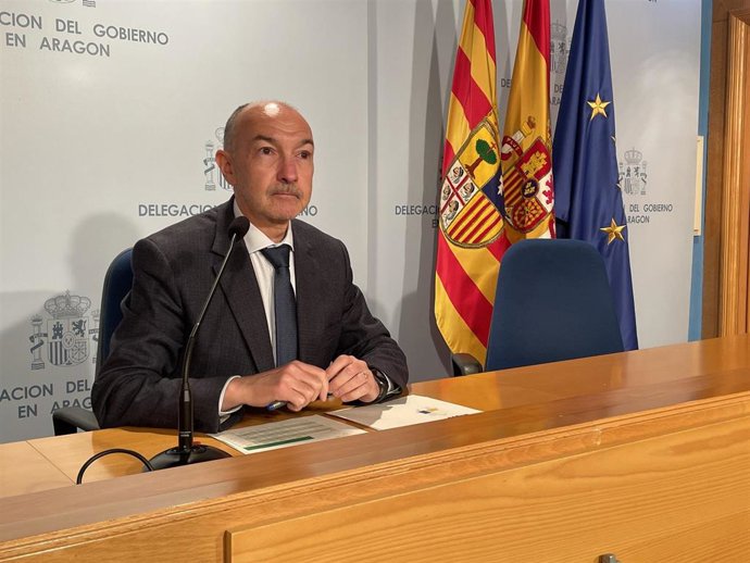 El delegado del Gobierno en Aragón, Fernando Beltrán.