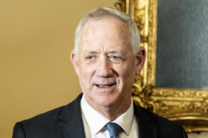 Archivo - March 5, 2024, Washington, District Of Columbia, USA: BENNY GANTZ (Benjamin Gantz), Israeli politician, at the U.S. Capitol.