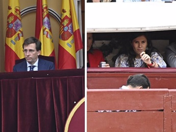 JOSÉ LUIS MARTÍNEZ ALMEIDA Y TERESA URQUIJO EN LAS VENTAS