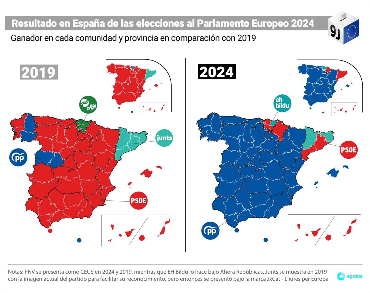 Resultados Elecciones Europeas 2024 En Espa a Comunidad A Comunidad Resultados Elecciones Europeas 2024 En Espa a Comunidad A Comunidad