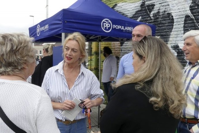 La candidata cántabra del PP a las europeas, María Luisa Peón