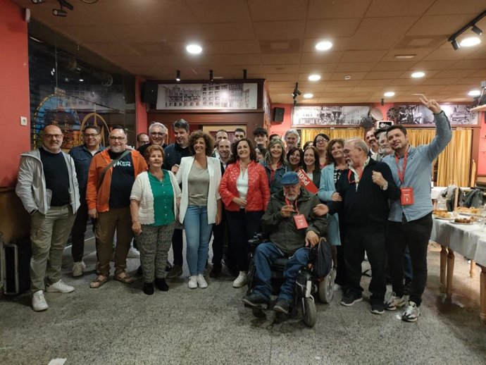 Celebración de la noche electoral de las europeas de los socialistas riojanos