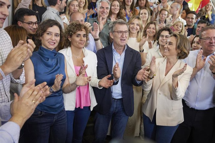 Noche Electoral PP, en Sede Partido Popular, a 09 de junio del 2024, en Madrid