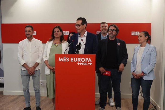 Elportavoz del PSPV valora los resultados del 9J