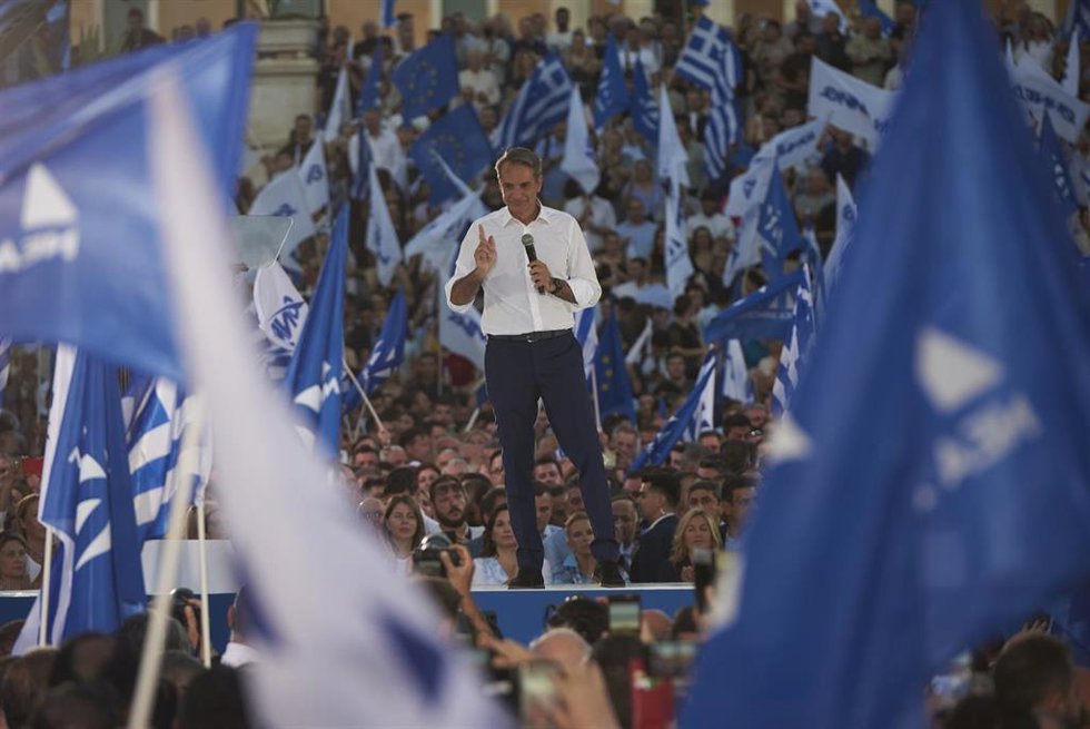 El primer ministro de Grecia, Kyriakos Mitsotakis
