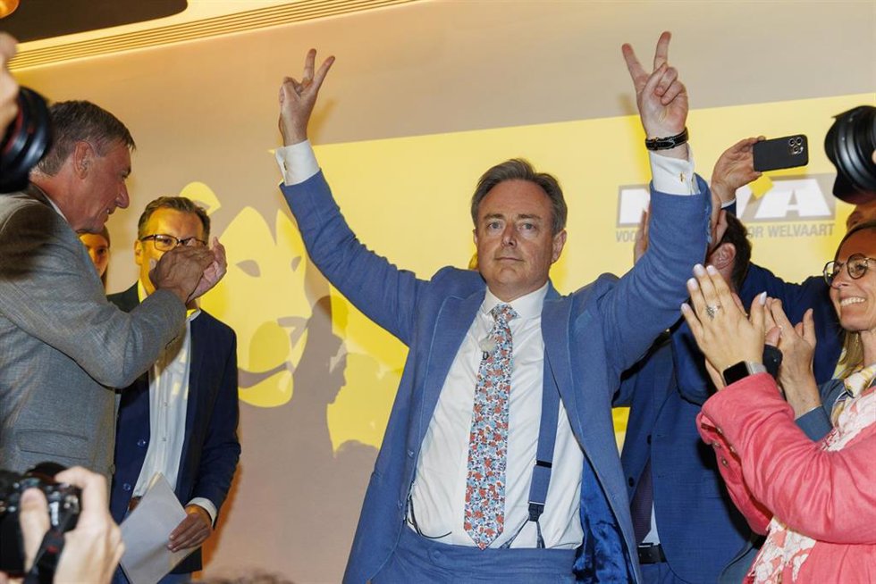 El presidente de la Alianza NeoFlamenca (N-VA), Bart De Wever