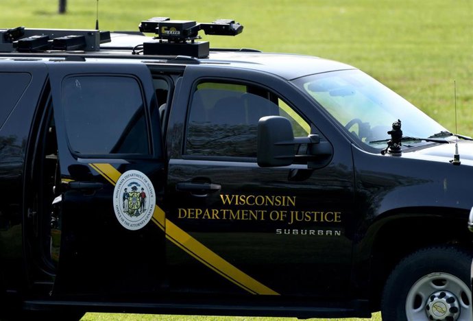 Archivo - Vehiculo de la División de Investigación Criminal del Departamento de Justicia de Wisconsin (EEUU)