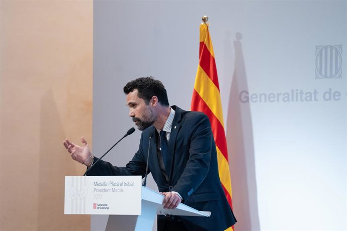 El conseller de Economía y Trabajo de la Generalitat de Catalunya, Roger Torrent