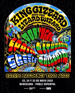 Cartel de King Gizzard & The Lizard Wizard