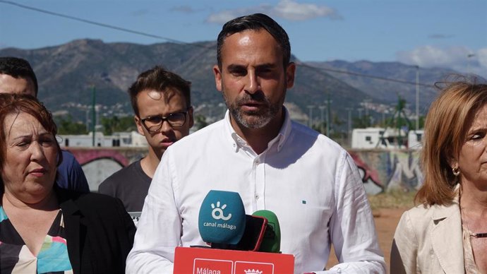 El secretario provincial del PSOE de Málaga, Daniel Pérez, en una imagen de archivo.