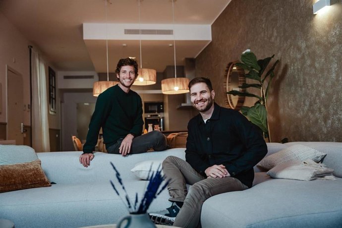 Los fundadores de Badi, Carlos Pierre y Álvaro Córdoba.