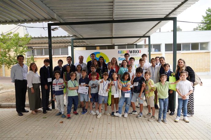 Participantes sevillanos acudirán a la final nacional de la World Robot Olympiad, tras ganar en la fase final de Sevilla.