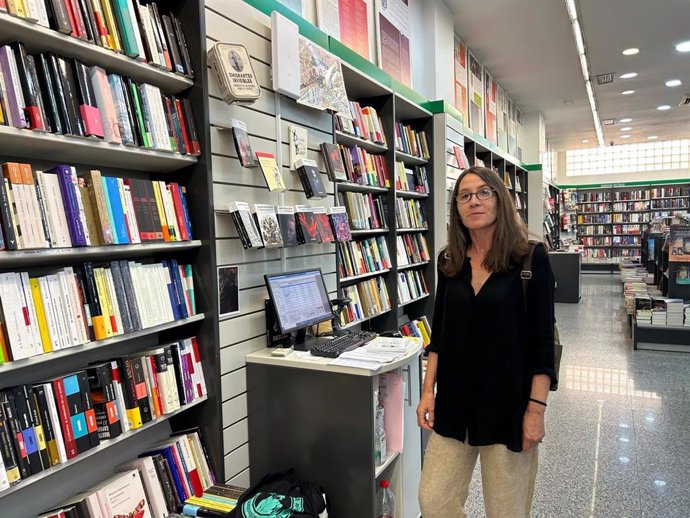Ana Amezcua, responsable de la Librería Picasso, una de las participantes del debate.