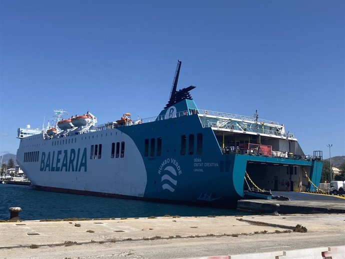Baleària incorpora el ferry Dénia Ciutat Creativa a la ruta entre Motril y Tánger Med