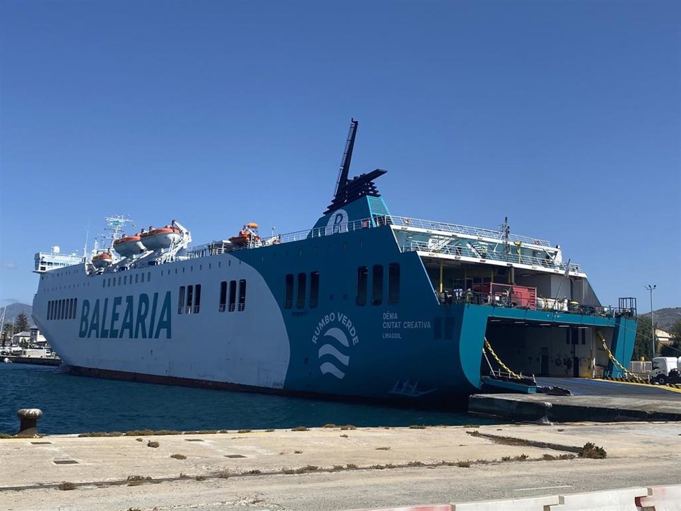 Baleria incorpora el ferry Dénia Ciutat Creativa a la ruta entre Motril y Tánger Med