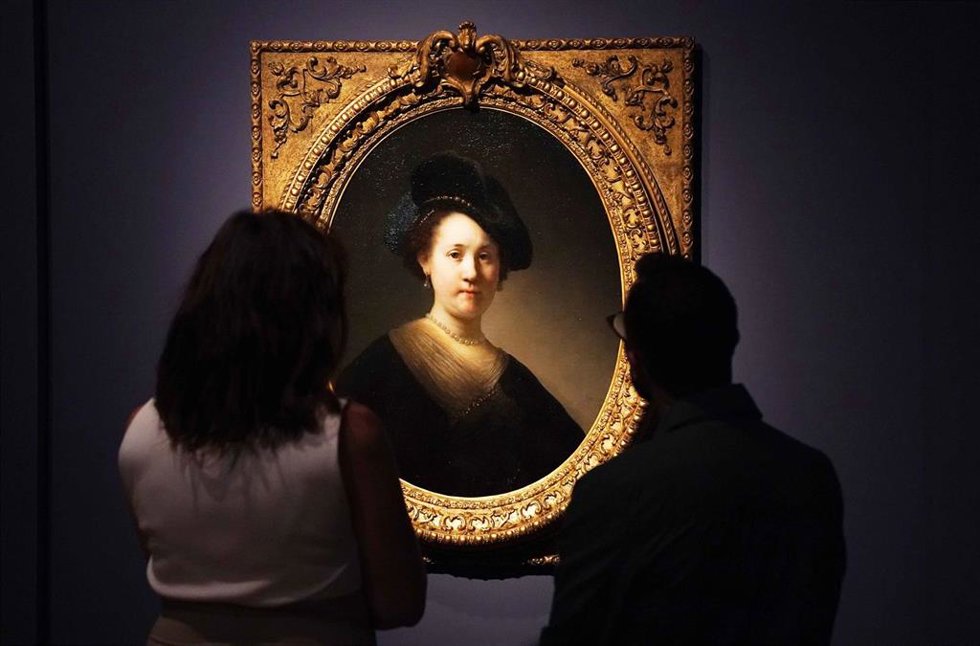 Exposición Colección Abelló en el Centro Cultural de la Fundación Unicaja en Málaga.