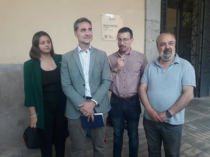 Els regidors de Vox en l'Ajuntament de Castelló