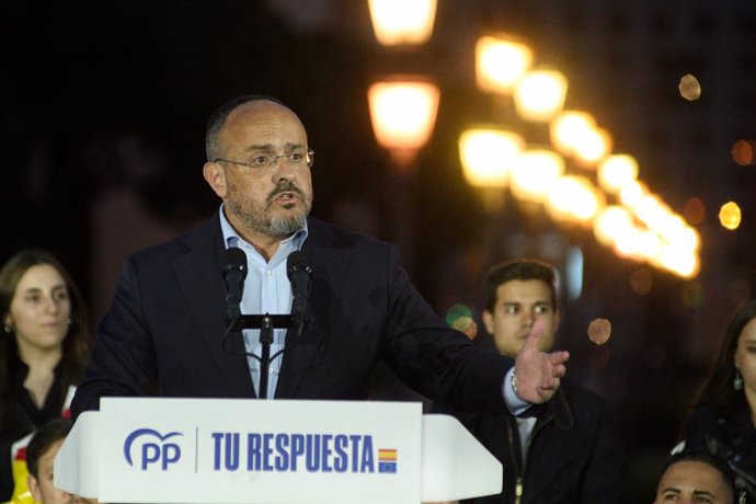 El líder del PP a Catalunya, Alejandro Fernández