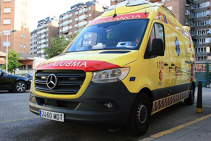 Ambulancia soporte vital básico Sacyl.