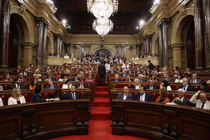 Constitución del Pleno del Parlament