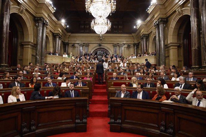 Constitució del ple del Parlament