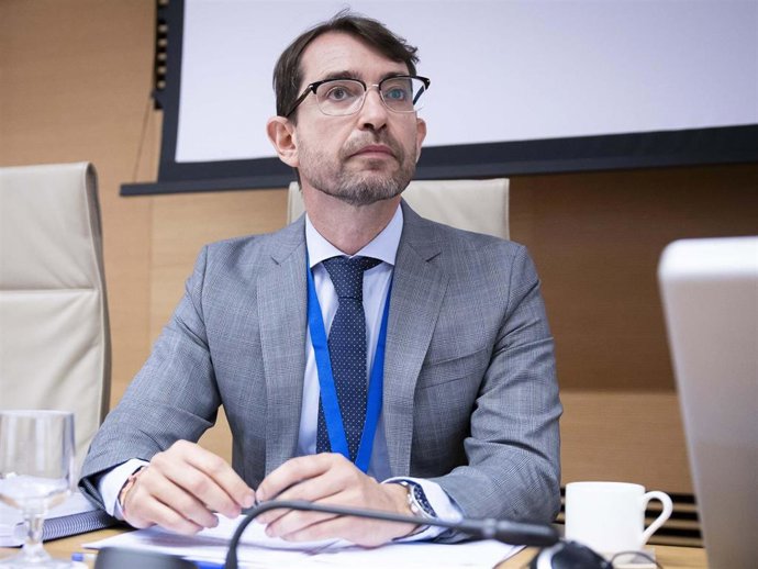 Antonio Olivera, exviceconsejero de la Presidencia del Gobierno de Canarias y director de Gabinete del ministro de Política Territorial, comparece en la Comisión de Investigación del Congreso sobre la adquisición de material sanitario.