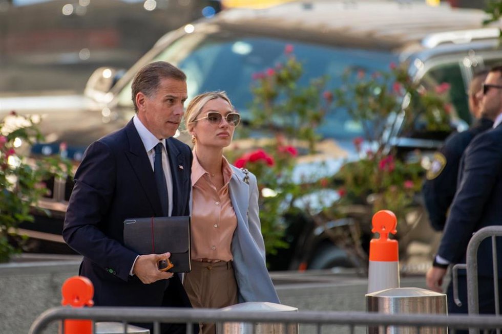 Hunter Biden con su mujer, Melissa Cohen Biden
