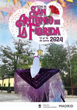 Cartel de las Fiestas San Antonio de la Florida 2024