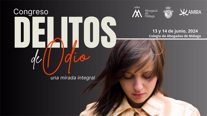 Cartel del congreso 'Delitos de Odio, una mirada integral'.