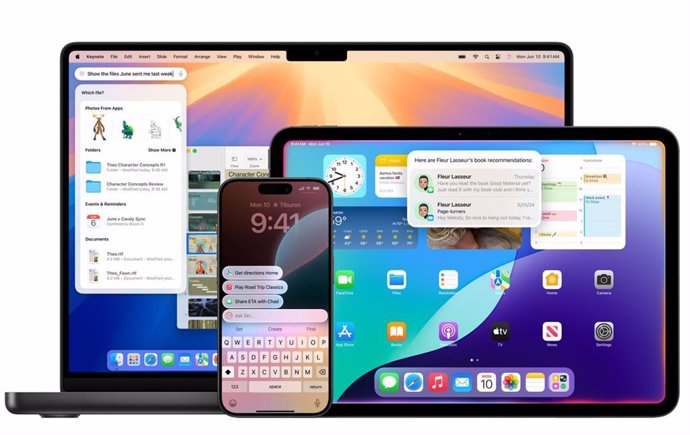 Interfaz de dispositivos Apple con el sistema Apple Intelligence