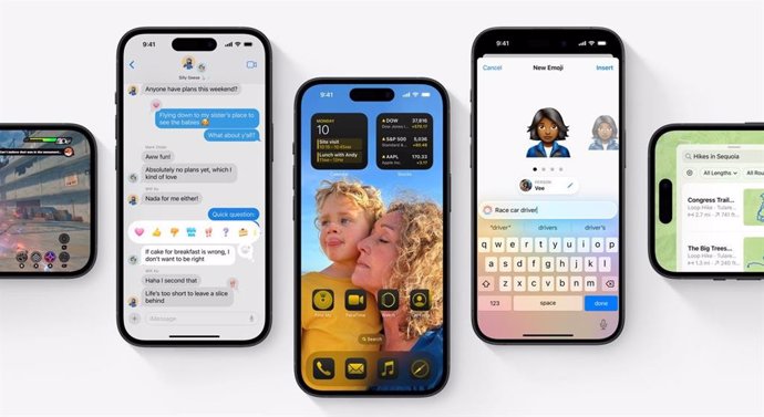 Interfaz de iOS 18