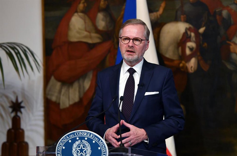 El primer ministro checo, Petr Fiala