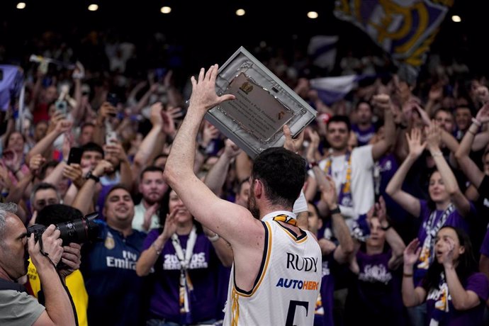 Rudy Fernández agradece a la afición del WiZink Center