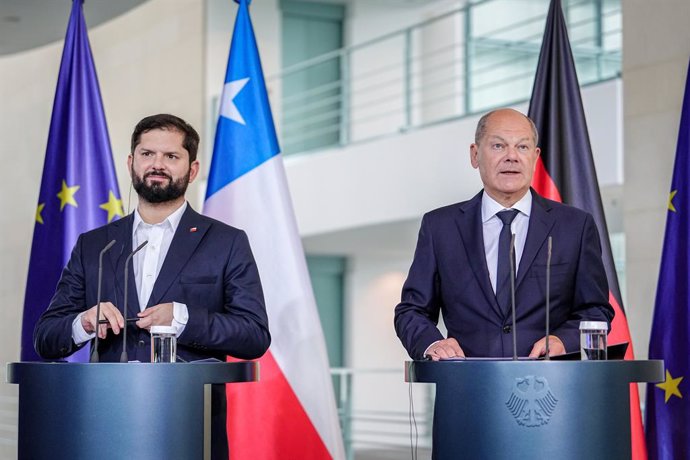 Gabriel Boric y Olaf Scholz