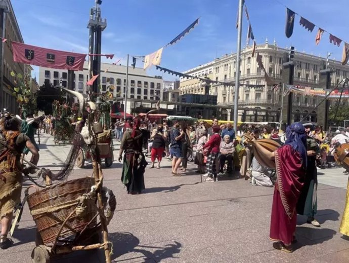 El Mercado Medieval de Zaragoza volverá a llenar las calles de artesanía, juegos y gastronomía