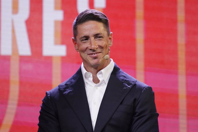 Fernando Torres attends during the presentation of the first list of players to play the Eurocup 2024 at Ciudad del Futbol on May 27, 2024, in Las Rozas, Madrid, Spain.