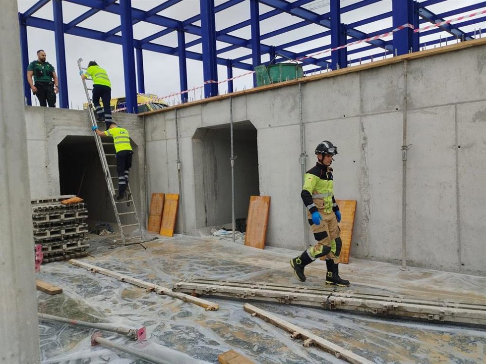 Obra en la que ha tenido lugar el accidente