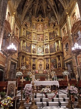 Archivo - Altar mayor del Monasterio de Guadalupe (Cáceres)