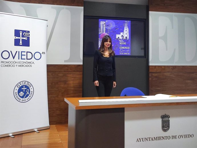 La concejala de Economía del Ayuntamiento de Oviedo, Leticia González Álvarez