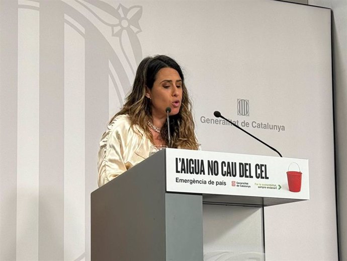 La portavoz del Govern, Patrícia Plaja, en rueda de prensa el 11 de junio de 2024 en Barcelona