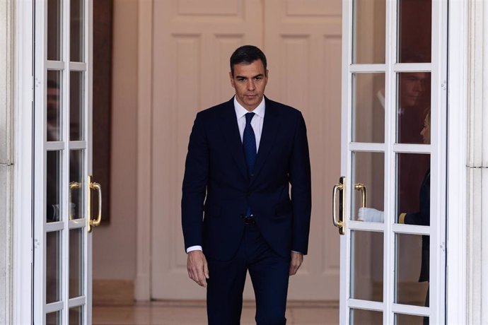 El presidente del Gobierno, Pedro Sánchez